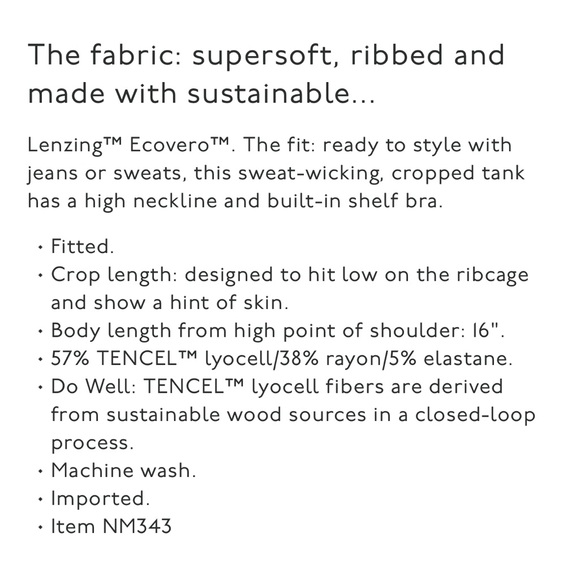 Madewell Variegated Rib Crop Tank in Stripe M Cosmic Violet - Built in Bra! - Picture 8 of 9